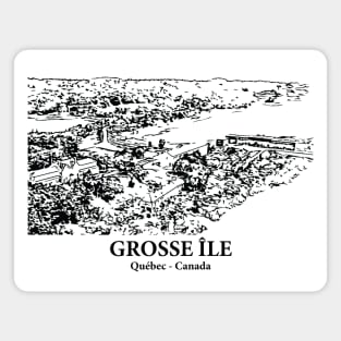 Grosse Île - Québec Magnet